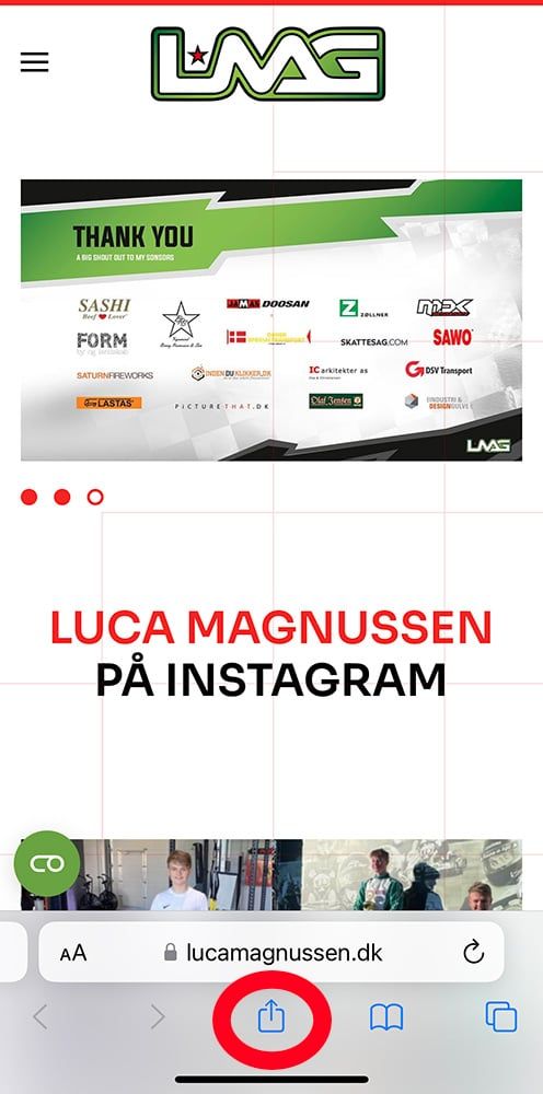 Luca Magnussen push beskeder